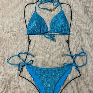 Luli fama Blue bikini Swimsuit